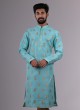 Festive Wear Zari Printed Kurta Pajama